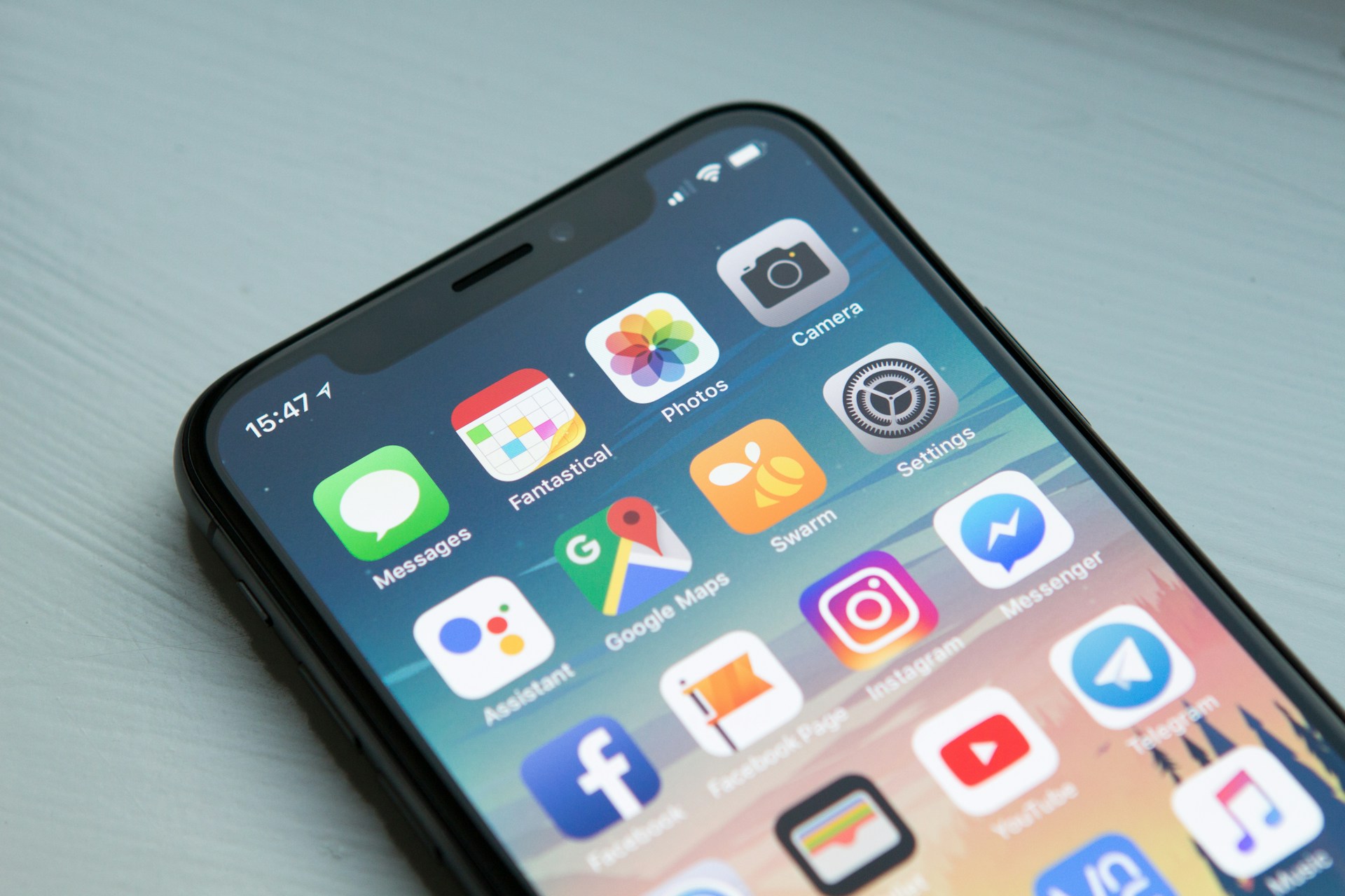 Akıllı telefon ekranı ve uygulamalar